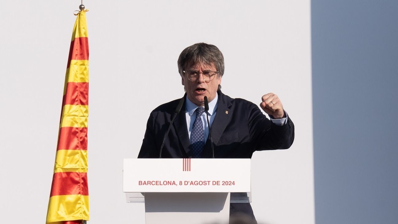 El expresidente de la Generalitat de Cataluña Carles Puigdemont