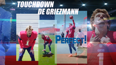 Griezmann y el divertido reto con Deebo Samuel, estrella de la NFL