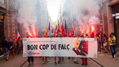 Primera Diada con Illa en la Generalitat y división entre los independentistas