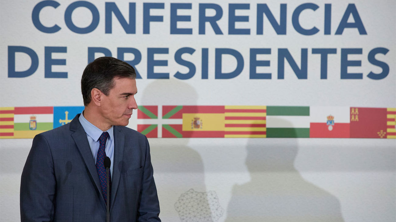 Pedro Sánchez en la Conferencia de Presidentes