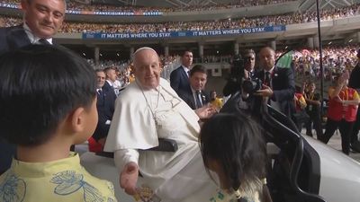 El papa celebra una misa para 50.000 fieles en un Singapur multirreligioso