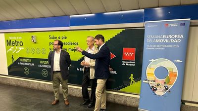 Nueva campaña en el Metro de Madrid para fomentar el ejercicio físico por la Semana de la Movilidad