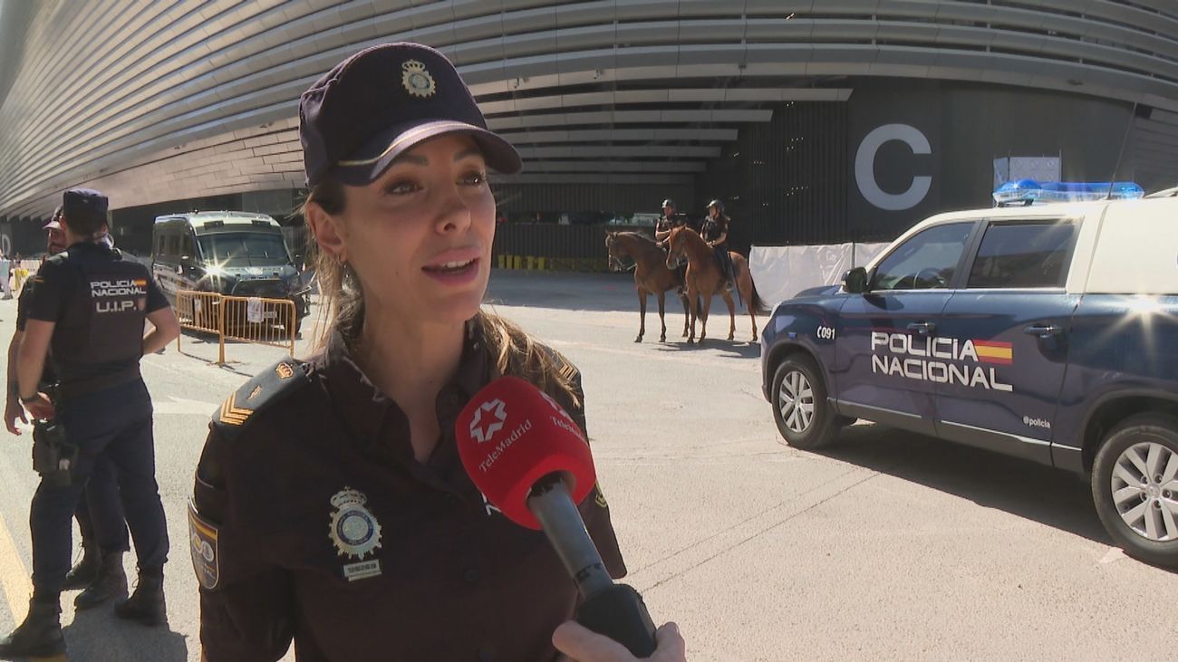 La seguridad en el Bernabéu