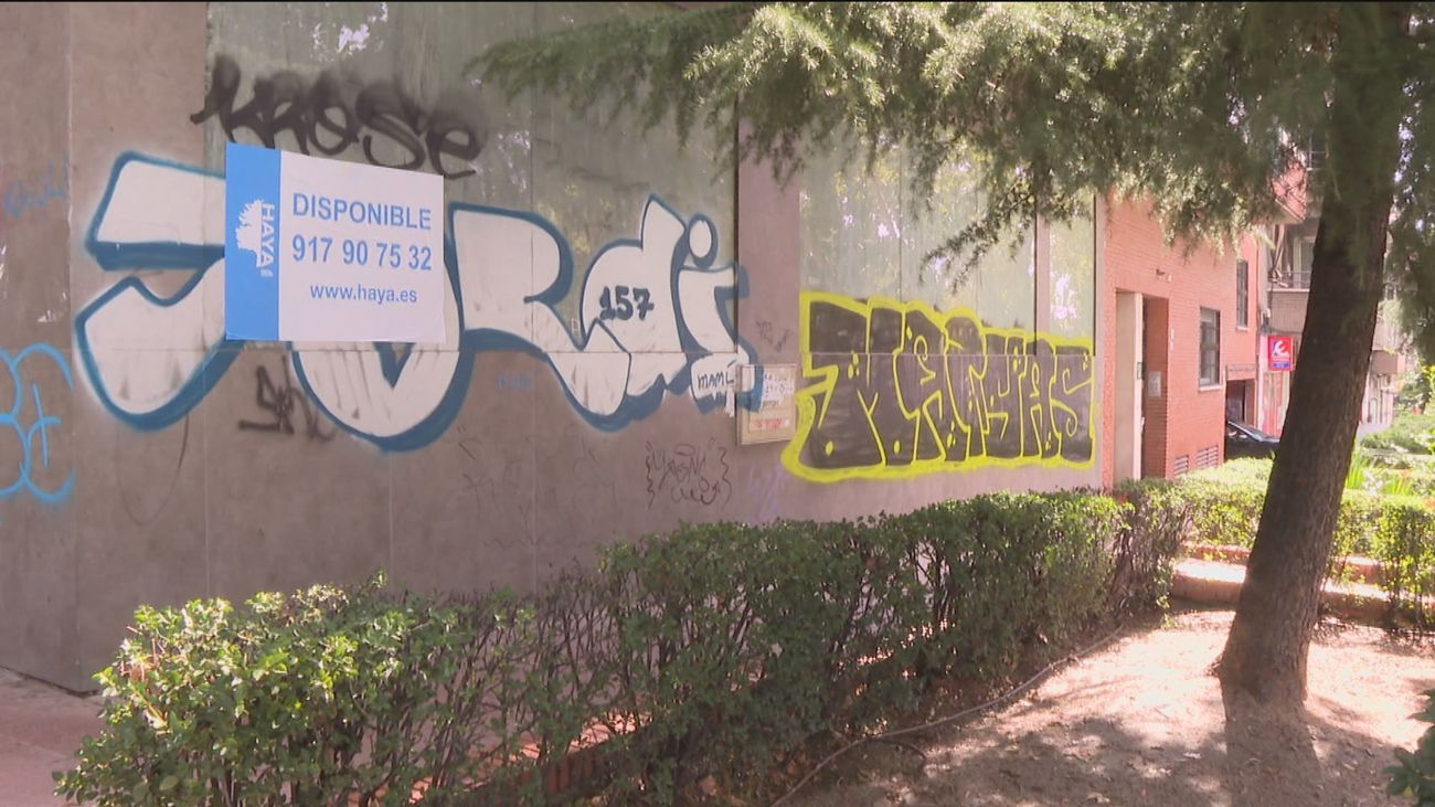 Pintada en un muro de Alcobendas