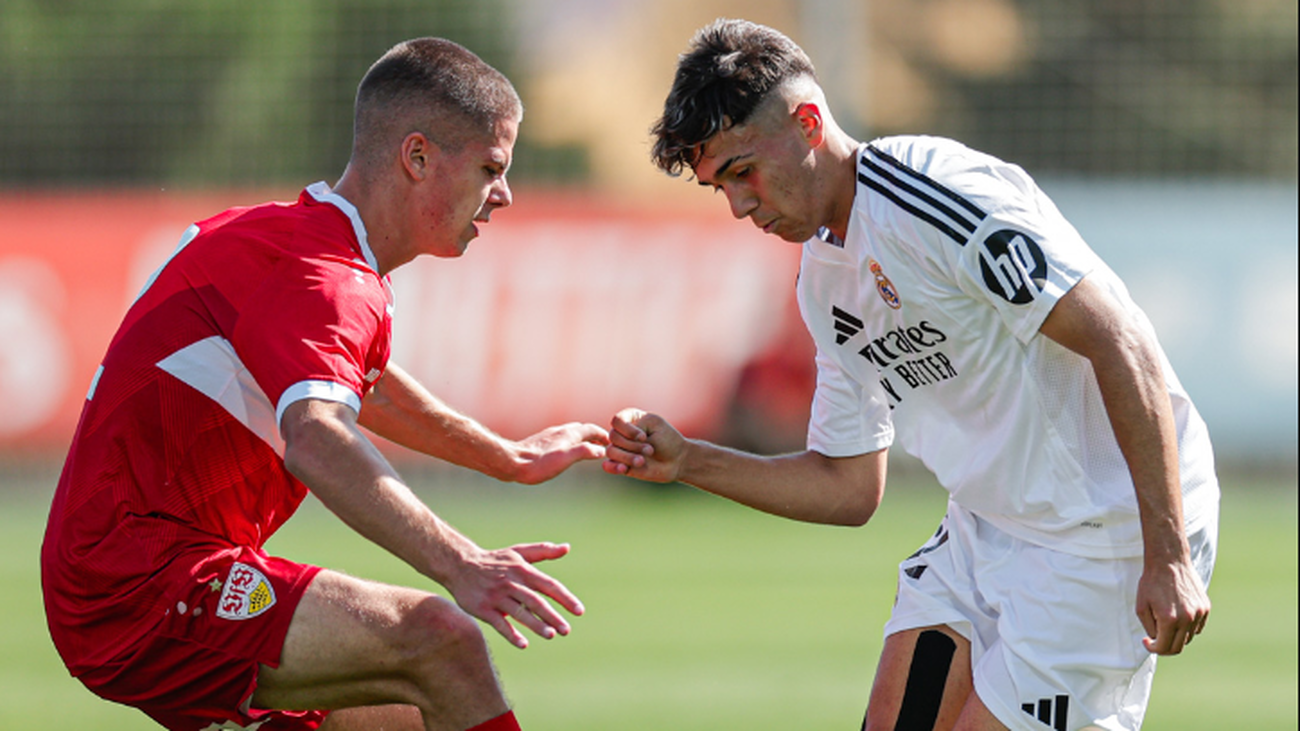 Real Madrid juvenil ante el Stuttgart