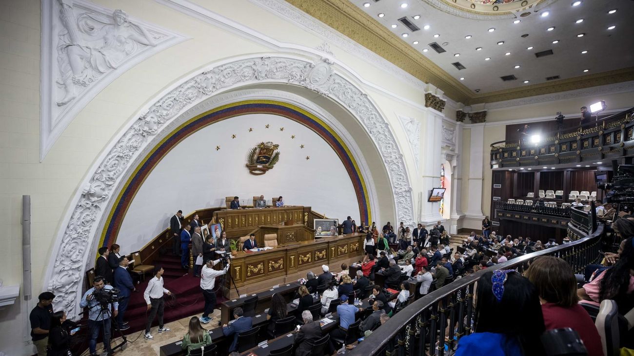 Una sesión del Parlamento de Venezuela