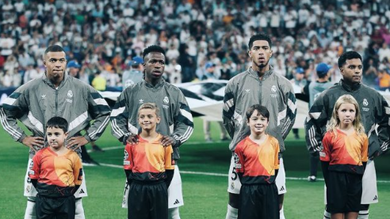 Jude Belingham, Vinícius, Rodrygo y Mbappé