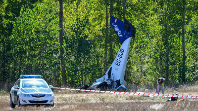 Una mujer muerta y un herido grave al estrellarse la avioneta de una escuela de pilotos en  Abia de las Torres (Palencia)