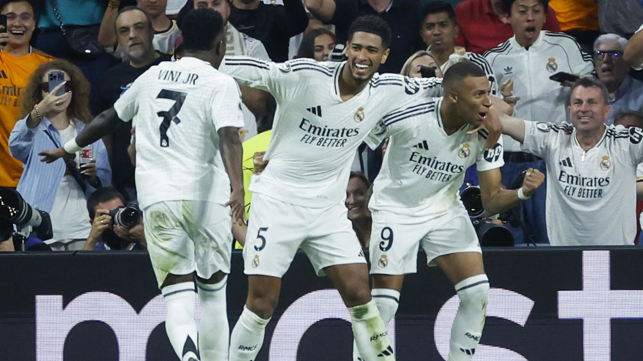 Vinicius, Bellingham y Mbappé