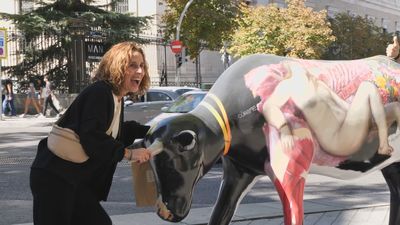 Las vacas del pueblo se han escapado y a Madrid han llegado