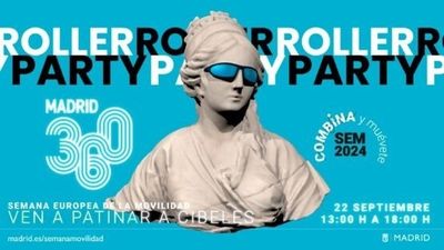 'Roller Party 360', discoteca y patinaje para poner fin a la Semana de la Movilidad en Madrid