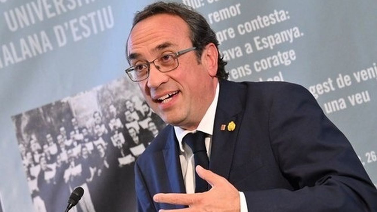 El presidente del Parlament, Josep Rull