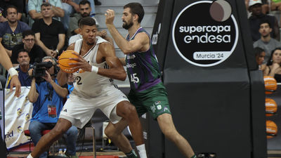 80-90. El Real Madrid, frenado por Unicaja, se queda sin Supercopa