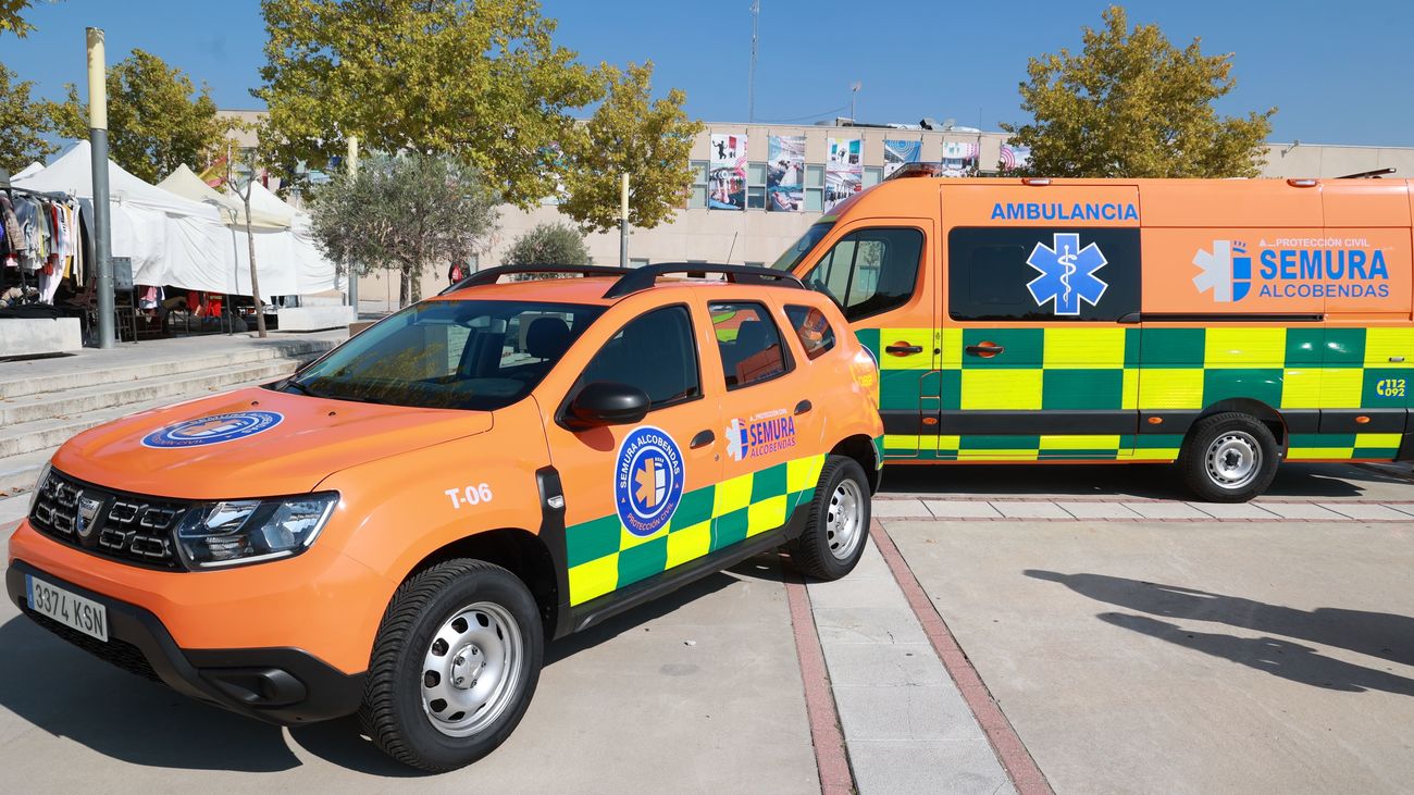 Vehículos del Semura, servicio de urgencias y rescate de Alcobendas