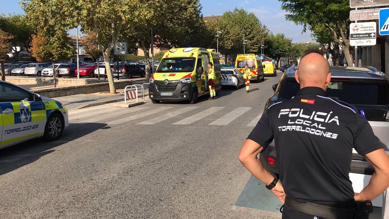 Asistencia del 112 y Policía Local de Torrelodones