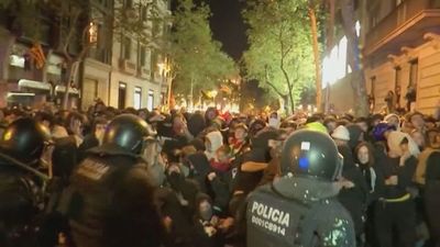 Los policías heridos en Barcelona  denuncian a Tsunami Democratic por terrorismo callejero