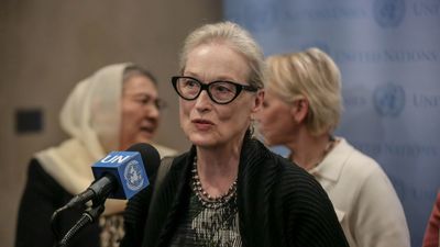 Meryl Streep, ante la ONU: "Una ardilla tiene más derechos que una niña en Afganistán"