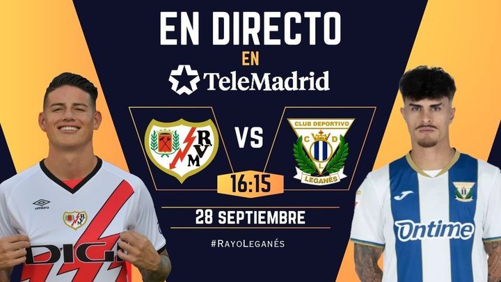 Rayo Vallecano-Leganés, derbi en Telemadrid