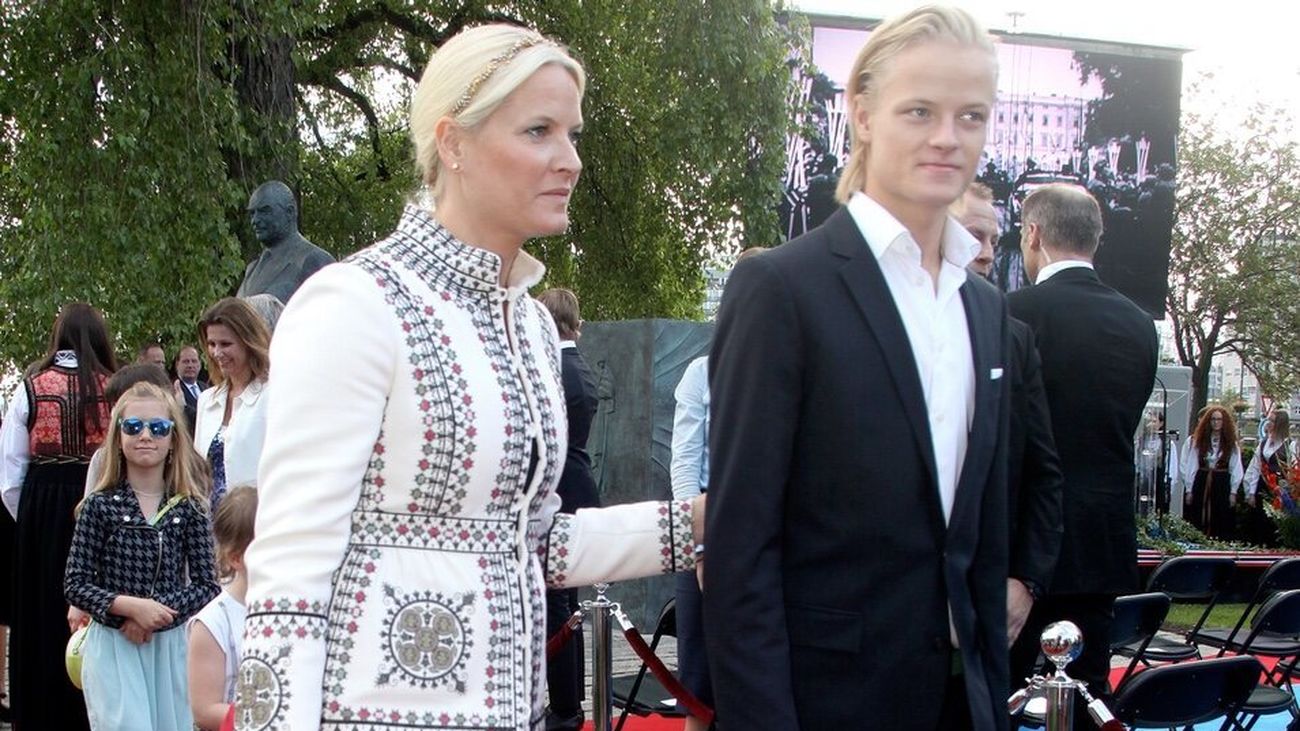 Mette-Marit y Marius Borg Hoiby