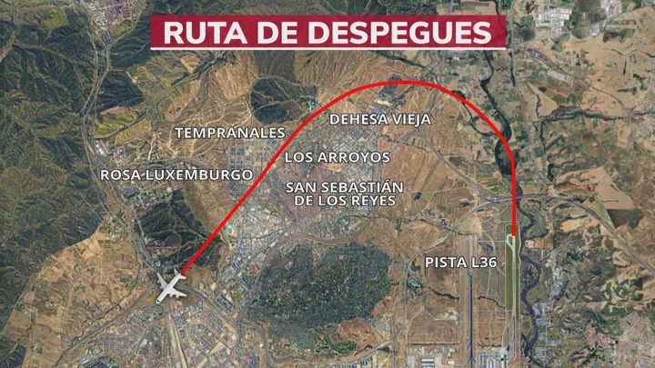 El ruido de los aviones pone en pie de guerra a los vecinos de San Sebastián de los Reyes