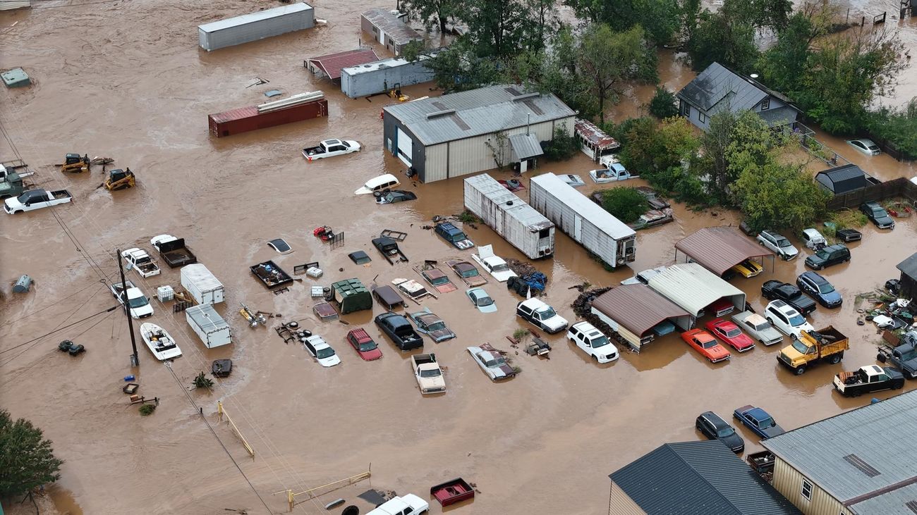 Efectos del paso del huracán Helene en Carolina del Norte