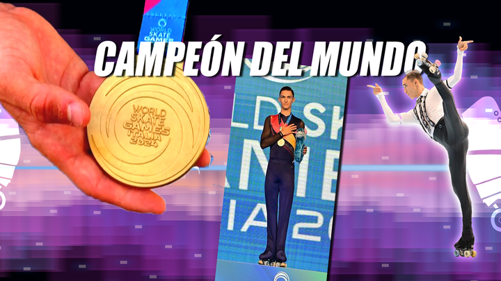 Guillermo Gómez, el mejor patinador del mundo de su edad