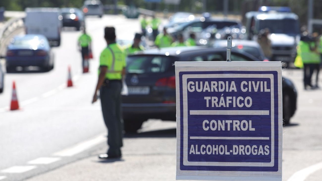 Control de alcohol y drogas de la Guardia Civil