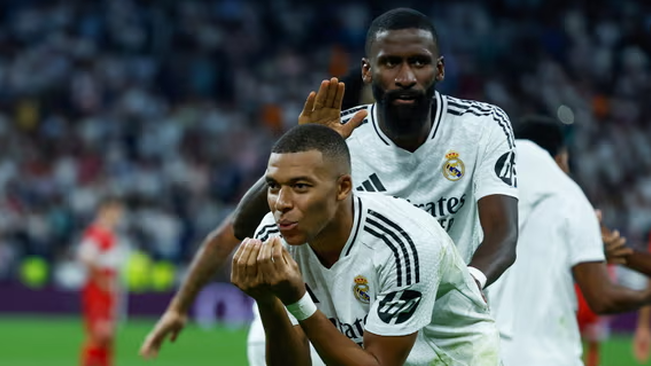 Rudiger y Mbappé