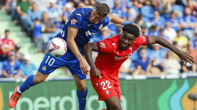 1-1. Getafe y Osasuna se anulan en el Coliseum