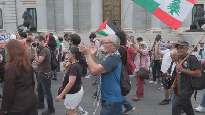 5.000 personas se manifiestan en Madrid para pedir el alto el fuego en Gaza