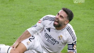 Carvajal, triple rotura en la rodilla derecha