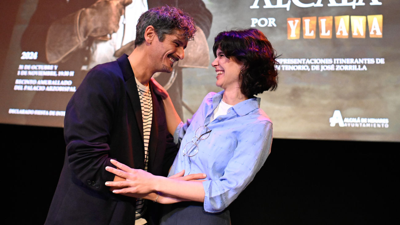 Antonio Pagudo y Julia Piera en la presentación de Don Juan en Alcalá 2024