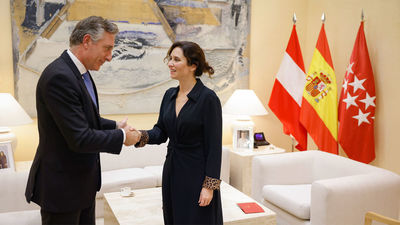 Ayuso recibe al embajador de la República de Austria