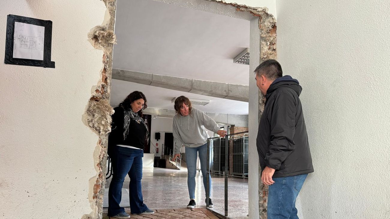 Obras en el centro cultural de Orusco de Tajuña para mejorar la accesibilidad