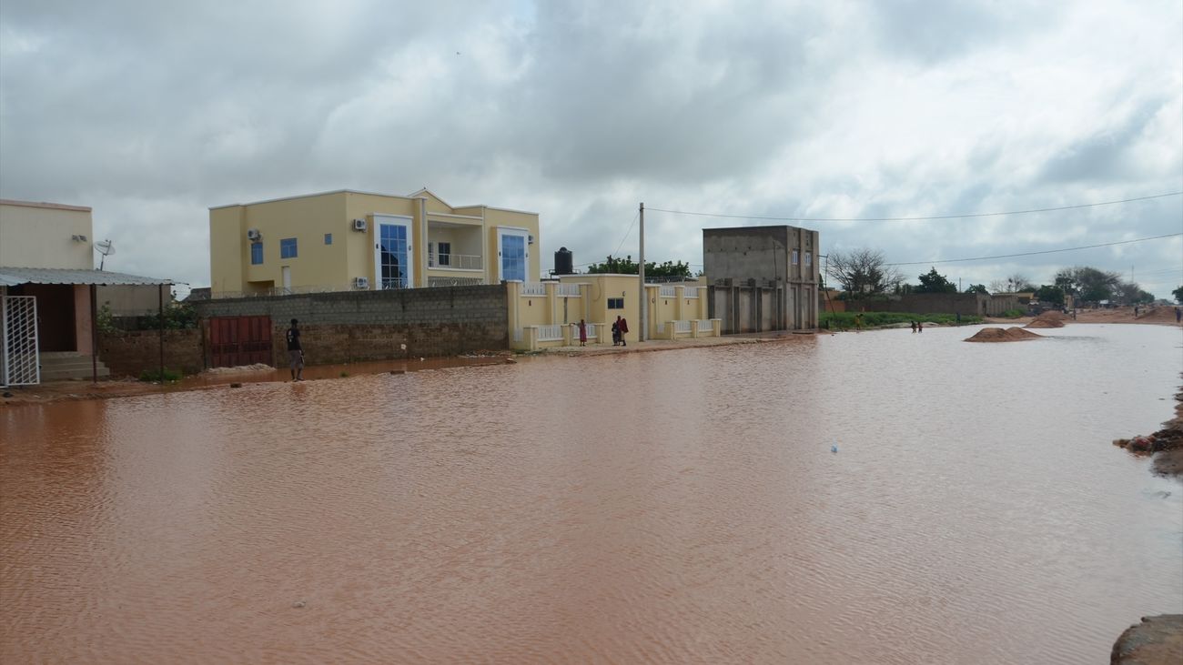 Imagen de archivo de una aldea inundada en Maradi, en Níger