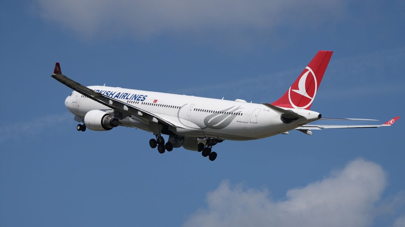 Avión de la compañía Turkish Airlines