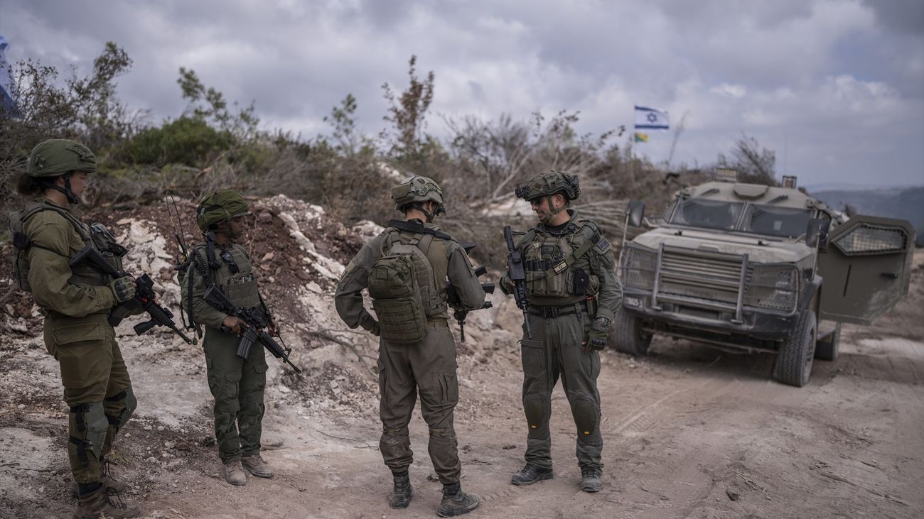 Tropas de Israel en el sur del Líbano