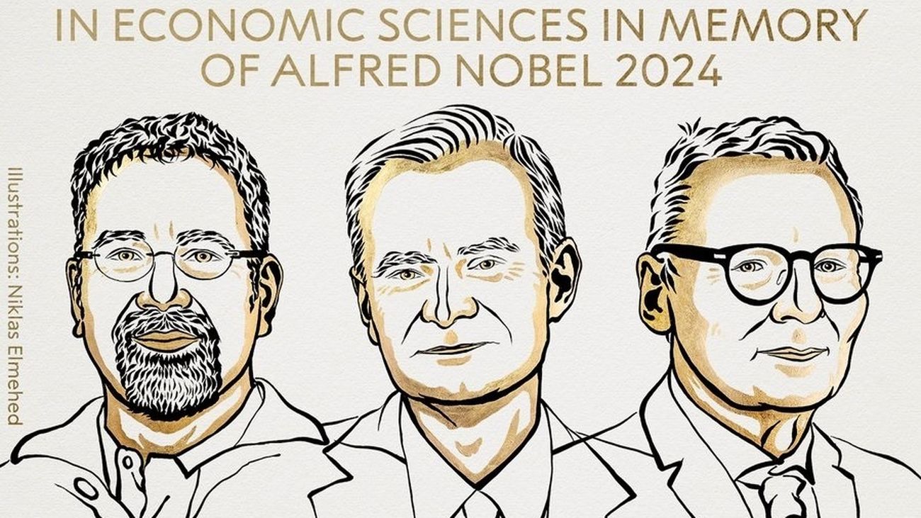 Daron Acemoglu, Simon Johnson y James Robinson, Premio Nobel de Economía 2024