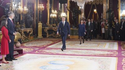 Maite Araluce coincidió con Pedro Sánchez en el Palacio Real: “Le dije que nos ha dejado solas a las víctimas”