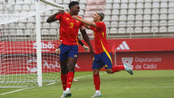 6-0. Omorodion, con cuatro goles, lidera a España ante Malta