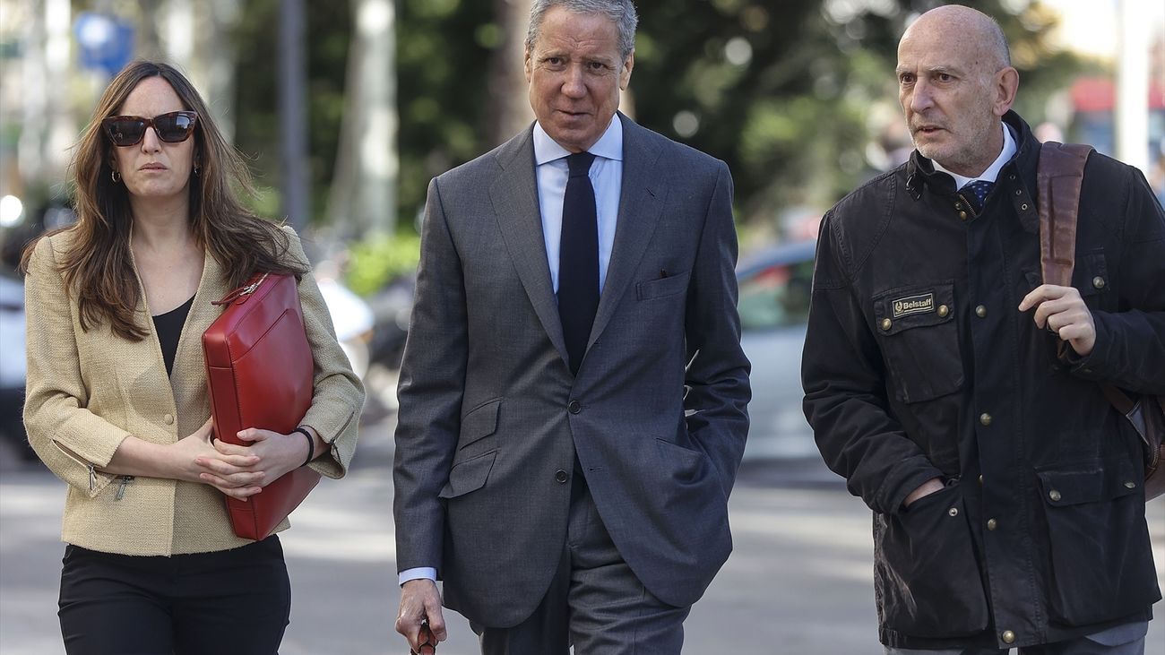 El expresidente de la Generalitat y exministro, Eduardo Zaplana, llega a declarar en la causa conocida como caso Erial