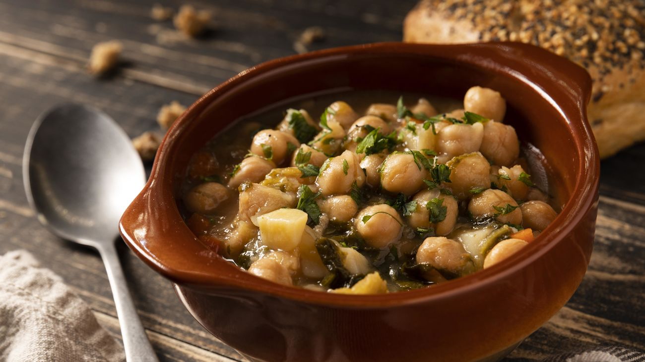 Una tapa de garbanzos