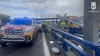 Muere un joven de 18 años tras volcar con su coche en la A-3