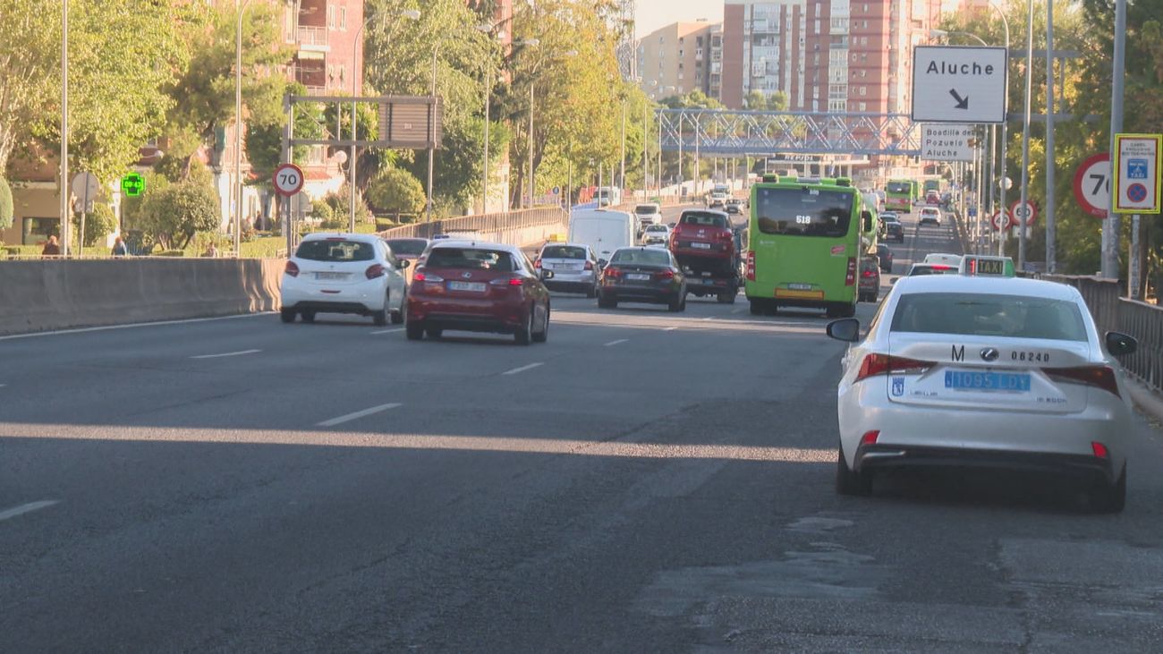 Autovía A-5, a su paso por Aluche