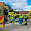 Accidente laboral en Arganda del Rey: Un trabajador evacuado en helicóptero tras caer de un andamio