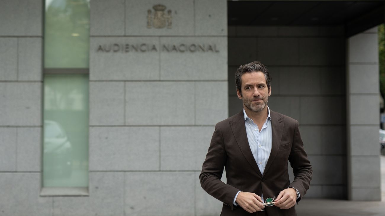 El vicesecretario de Cultura y portavoz del PP, Borja Sémper, a las puertas de la Audiencia Nacional