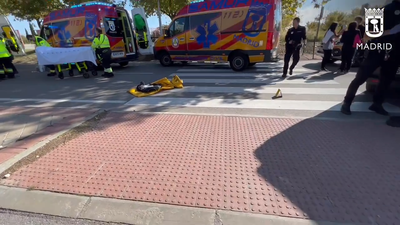 Herido muy grave un anciano tras ser atropellado en un paso de peatones en Vicálvaro