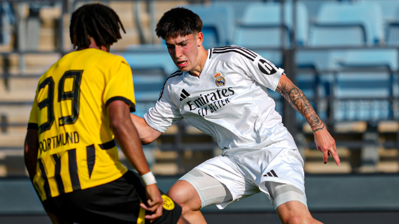 Real Madrid juvenil  ante el Borussia