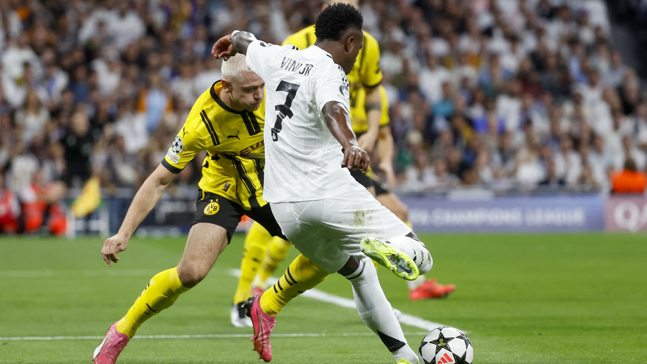 Vinicius ante el Borussia Dortmund