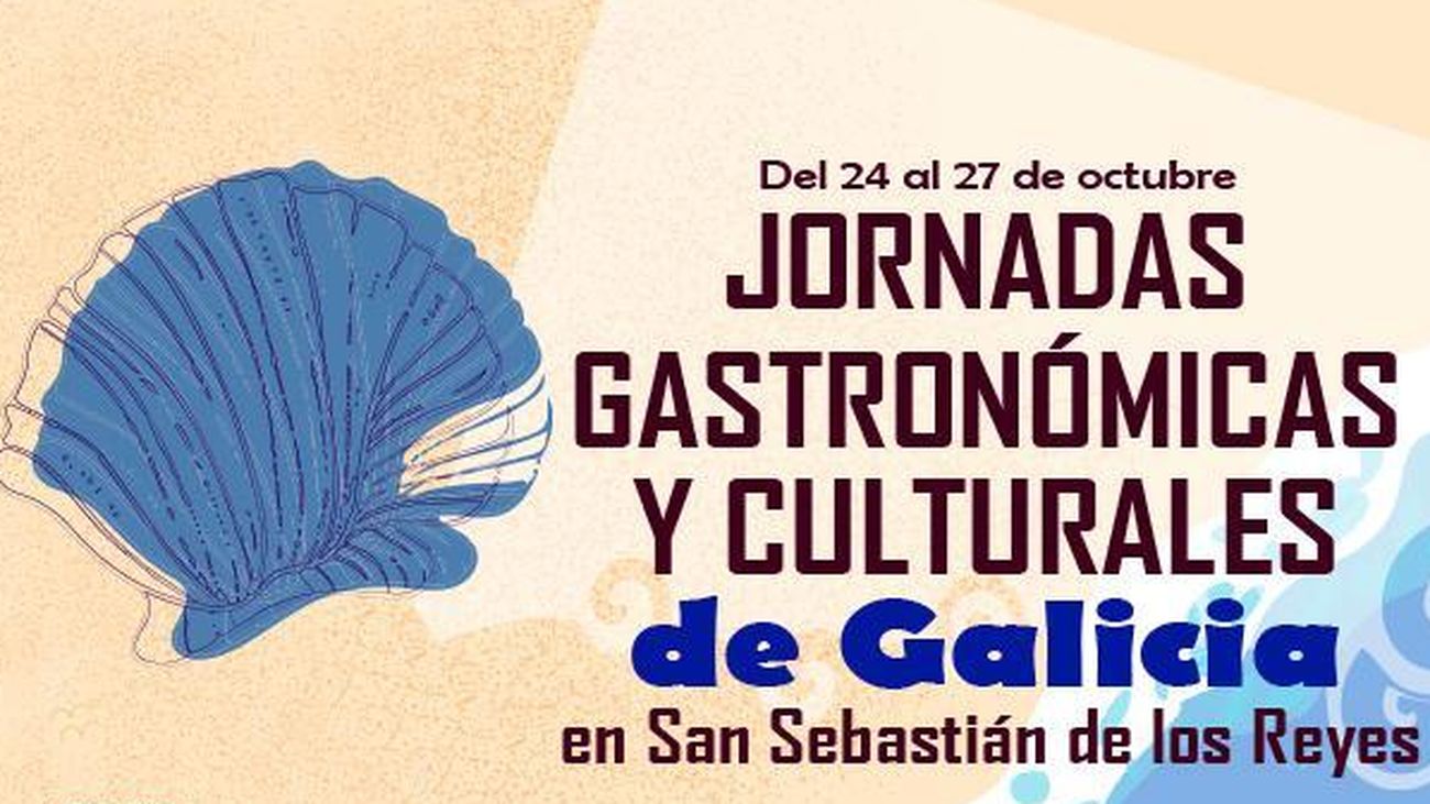 Cartel de las jornadas gallegas en San Sebastián de los Reyes